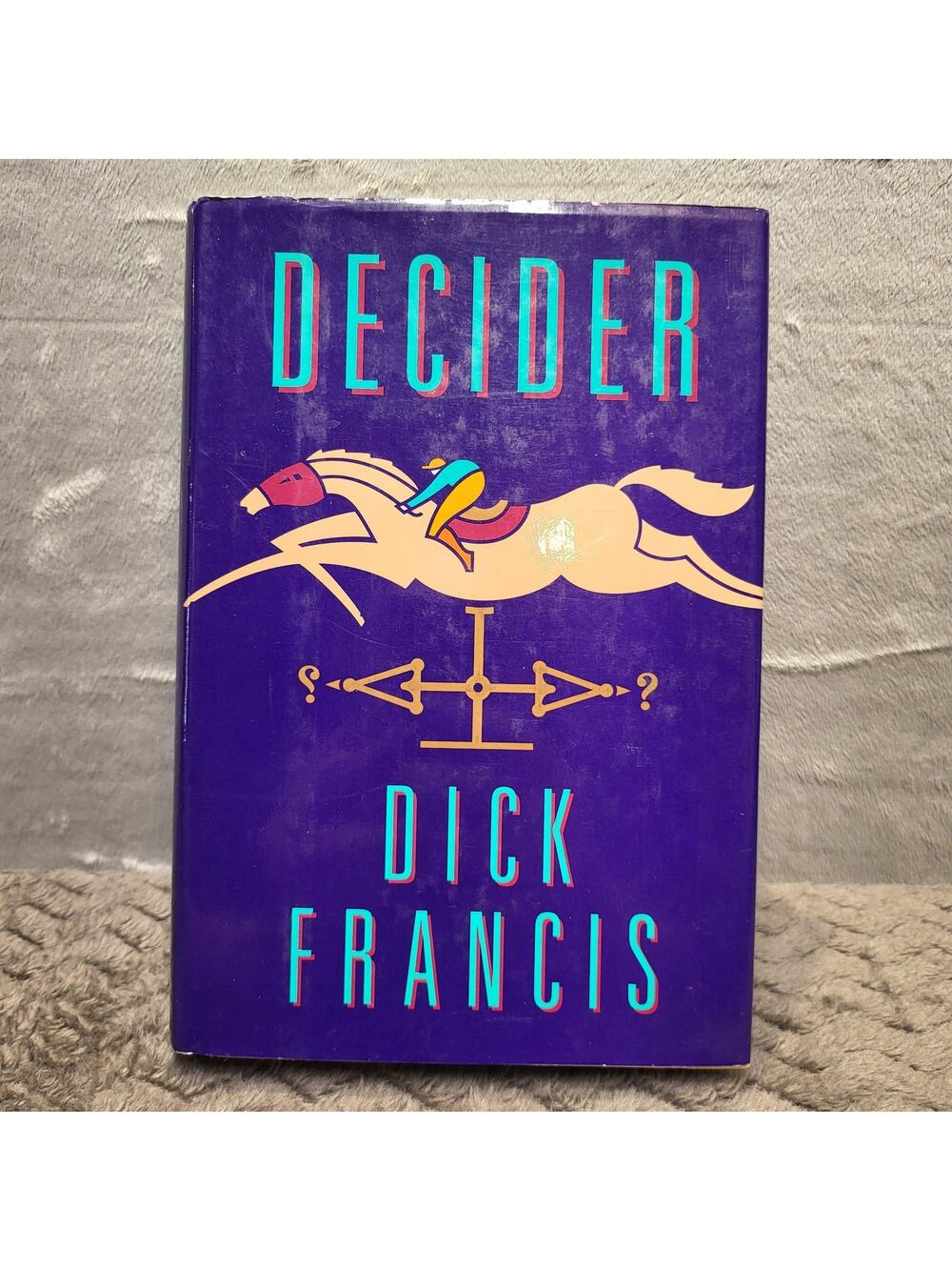 Decider Dick Francis Hardcover‎ 1993 G.P. Putnam's Sons Purple Dust Jacket